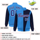 Custom Color Block Varsity Bomber Baseball Jackets Personalized Letters Number Logo for Adult Youth