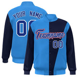 Custom Color Block Varsity Bomber Baseball Jackets Personalized Letters Number Logo for Adult Youth