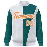 Custom Color Block Varsity Bomber Baseball Jackets Personalized Letters Number Logo for Adult Youth