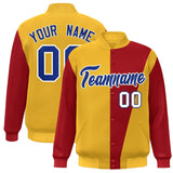 Custom Color Block Varsity Bomber Baseball Jackets Personalized Letters Number Logo for Adult Youth