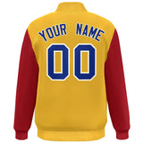 Custom Color Block Varsity Bomber Baseball Jackets Personalized Letters Number Logo for Adult Youth