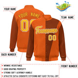 Custom Color Block Varsity Bomber Baseball Jackets Personalized Letters Number Logo for Adult Youth