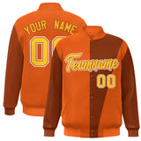 Custom Color Block Varsity Bomber Baseball Jackets Personalized Letters Number Logo for Adult Youth
