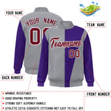 Custom Color Block Varsity Bomber Baseball Jackets Personalized Letters Number Logo for Adult Youth