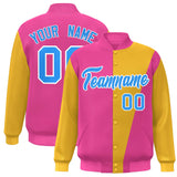 Custom Color Block Varsity Bomber Baseball Jackets Personalized Letters Number Logo for Adult Youth