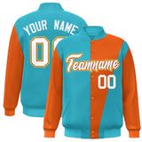 Custom Color Block Varsity Bomber Baseball Jackets Personalized Letters Number Logo for Adult Youth