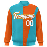 Custom Color Block Varsity Bomber Baseball Jackets Personalized Letters Number Logo for Adult Youth
