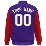 Custom Color Block Varsity Bomber Baseball Jackets Personalized Letters Number Logo for Adult Youth