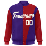 Custom Color Block Varsity Bomber Baseball Jackets Personalized Letters Number Logo for Adult Youth