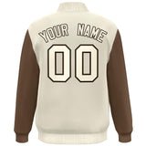 Custom Color Block Varsity Bomber Baseball Jackets Personalized Letters Number Logo for Adult Youth