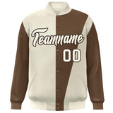 Custom Color Block Varsity Bomber Baseball Jackets Personalized Letters Number Logo for Adult Youth