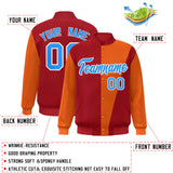 Custom Color Block Varsity Bomber Baseball Jackets Personalized Letters Number Logo for Adult Youth