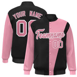 Custom Color Block Varsity Bomber Baseball Jackets Personalized Letters Number Logo for Adult Youth