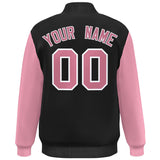 Custom Color Block Varsity Bomber Baseball Jackets Personalized Letters Number Logo for Adult Youth