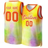 Custom Graffiti Pattern Tops Mesh Basketball Jersey For Casual