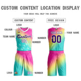 Custom Gradient Fashion Sets Slash Basketball Jersey Fun Gifts