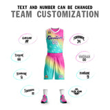 Custom Gradient Fashion Sets Slash Basketball Jersey Fun Gifts