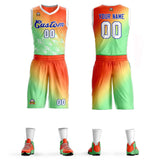 Custom Gradient Fashion Sets Slash Basketball Jersey Fun Gifts