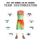 Custom Gradient Fashion Sets Slash Basketball Jersey Fun Gifts