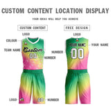 Custom Gradient Fashion Sets Slash Basketball Jersey Fun Gifts