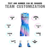 Custom Gradient Fashion Sets Slash Basketball Jersey Fun Gifts