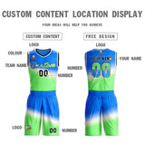 Custom Gradient Fashion Sets Slash Basketball Jersey Fun Gifts