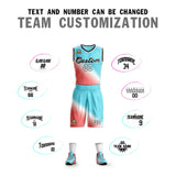 Custom Gradient Fashion Sets Slash Basketball Jersey Fun Gifts
