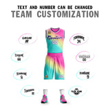 Custom Gradient Fashion Sets Slash Basketball Jersey Fun Gifts