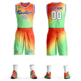 Custom Gradient Fashion Sets Slash Basketball Jersey Fun Gifts