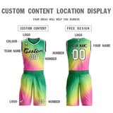 Custom Gradient Fashion Sets Slash Basketball Jersey Fun Gifts