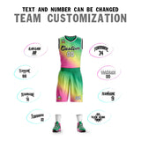 Custom Gradient Fashion Sets Slash Basketball Jersey Fun Gifts