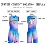 Custom Gradient Fashion Sets Slash Basketball Jersey Fun Gifts