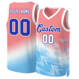 Custom Gradient Fashion Tops Slash Basketball Jersey For Training