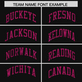 Custom Black Pink Women Basketball Jersey Dress