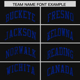 Custom Black Royal Women Basketball Jersey Dress