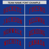 Custom Royal Red Women Basketball Jersey Dress