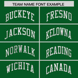 Custom Kelly Green White Women Basketball Jersey Dress