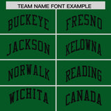 Custom Kelly Green Black Women Basketball Jersey Dress