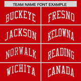 Custom Red White Women Basketball Jersey Dress