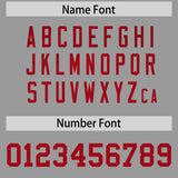 Custom Silver Red Women Basketball Jersey Dress