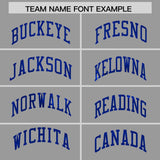 Custom Silver Royal Women Basketball Jersey Dress