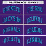 Custom Purple Sky Blue Women Basketball Jersey Dress