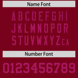 Custom Crimson Pink Women Basketball Jersey Dress