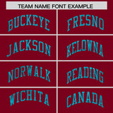 Custom Crimson Sky Blue Women Basketball Jersey Dress