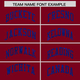 Custom Crimson Royal Women Basketball Jersey Dress