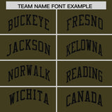 Custom Olive Black Women Basketball Jersey Dress