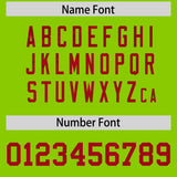 Custom Neon Green Red Women Basketball Jersey Dress