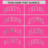 Custom Pink Light Pink Women Basketball Jersey Dress