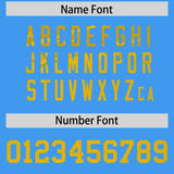 Custom Powder Blue Gold Women Basketball Jersey Dress