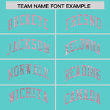 Custom Bright Green Light Pink Women Basketball Jersey Dress